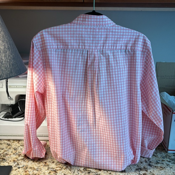 Vineyard Vines Whale Shirt Seascape Gingham (pink/white) NWT Youth XL 20 - Picture 9 of 11
